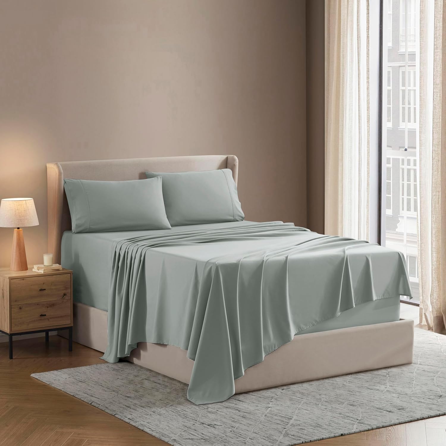 Nestl Full XL Sheet Set - Luxury 1800 Ultra-Soft Microfiber