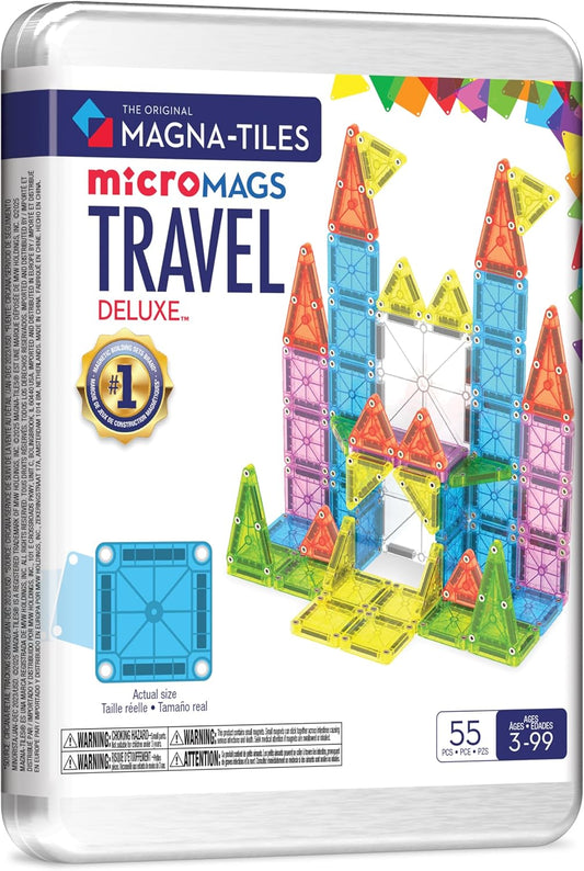 MAGNA-TILES microMAGS Travel Set Deluxe for Creative Builders