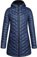 Outdoor Ventures Women's Maryan Hooded Long Puffer Coat - Warm