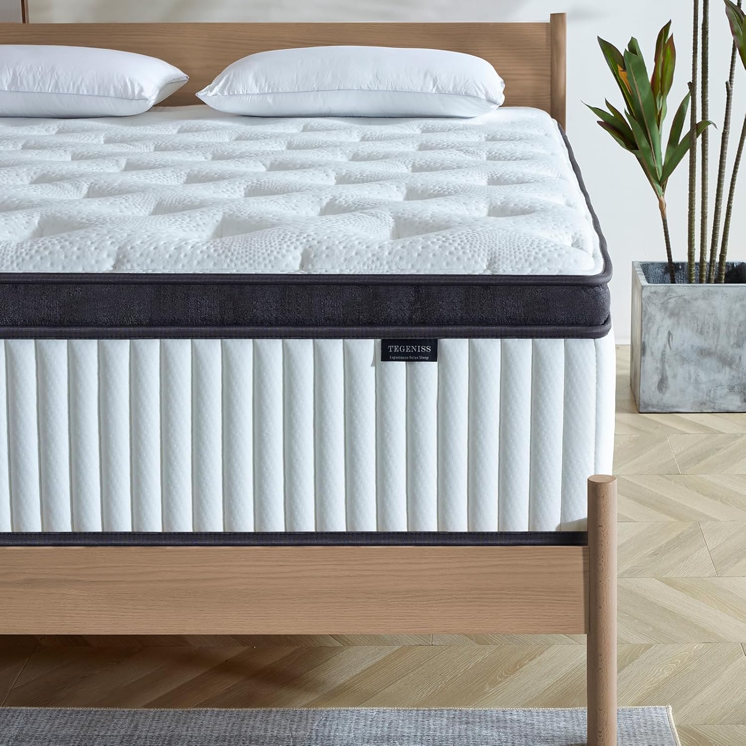 King Size Mattress with Gel Memory Foam for Ultimate Comfort
