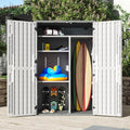 Aoxun 64 Cu.Ft Outdoor Storage Shed for Lawn Mowers and Tools