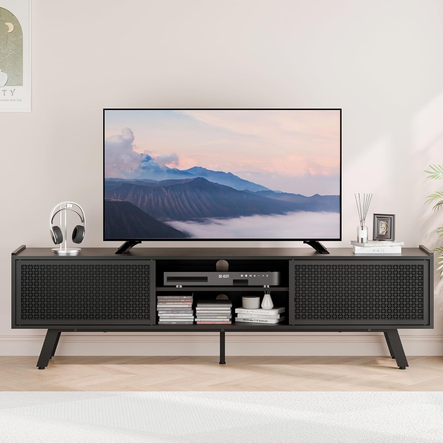 Mid Century Modern TV Stand with Storage - Redpick