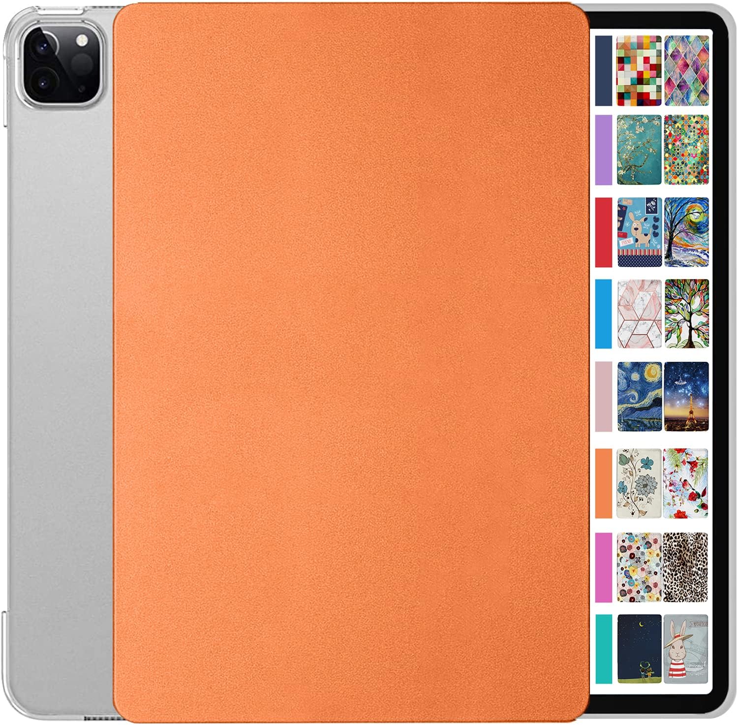 DuraSafe Cases for iPad Pro 12.9 Inch 4th Gen - Orange Style
