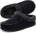 Men's Warm Fuzzy Moccasin Clog Slipper - Soft Sherpa Lined Comfort