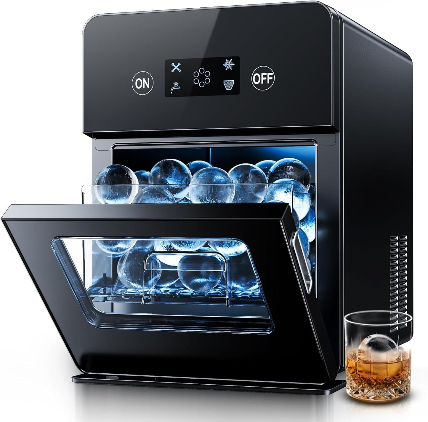 EUHOMY Ice Ball Maker for Crystal Clear Whiskey Ice Balls