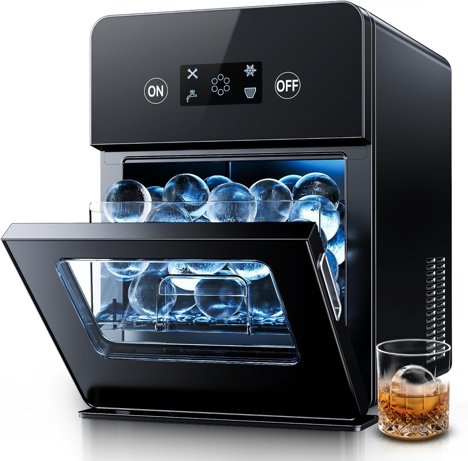 EUHOMY Ice Ball Maker for Crystal Clear Whiskey Ice Balls
