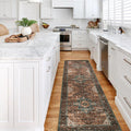 Moynesa Washable Rug Runners for Hallways, Vintage Design