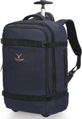 Hynes Eagle Rolling Backpack 42L Carry On - Versatile Travel Roller