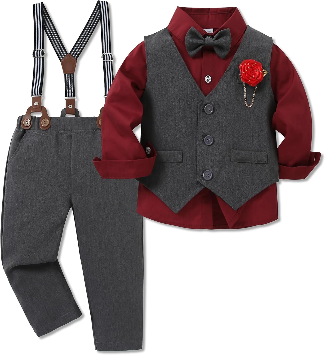 WESIDOM Toddler Boy Clothes Suit Set for Formal Occasions