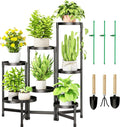 8 Tier Metal Plant Stand Indoor for Rotatable Plant Display