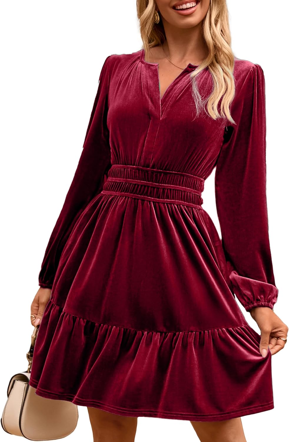 Stunning Velvet Dress for Women - Perfect for Holiday Events