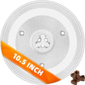 Exact Replacement 10.5'' Glass Tray for Hamilton Beach Microwaves - Dishwasher Safe