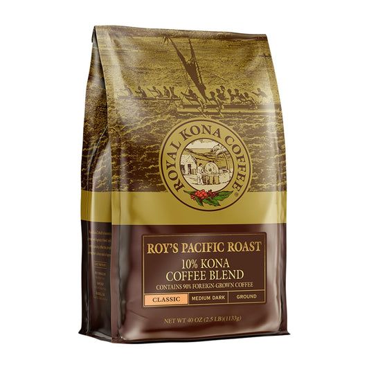 ROYAL KONA COFFEE Medium Dark Roast Ground Coffee 40 Ounce