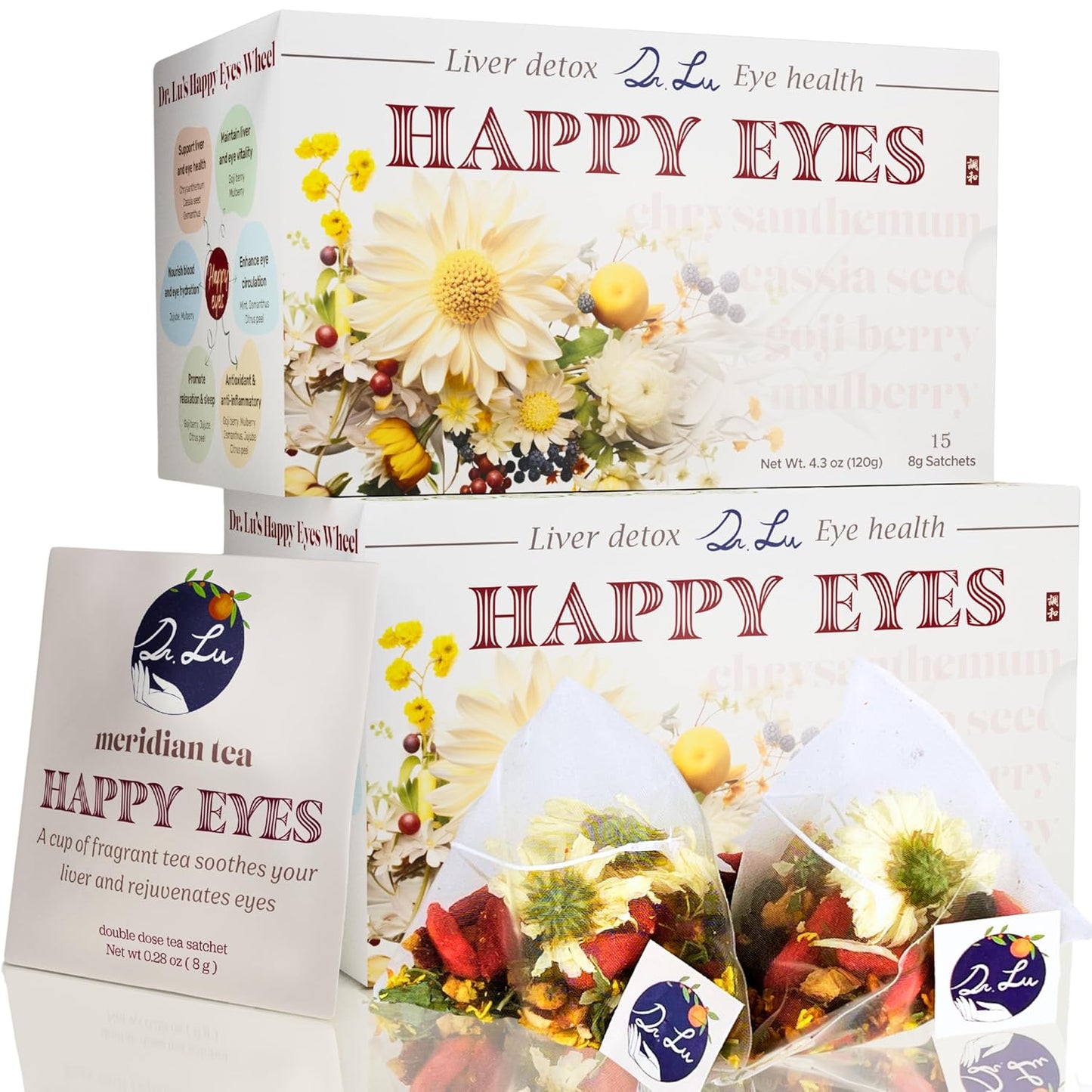 Dr. Lus Happy Eyes Tea - 100% Natural Eyebright for Eye Health