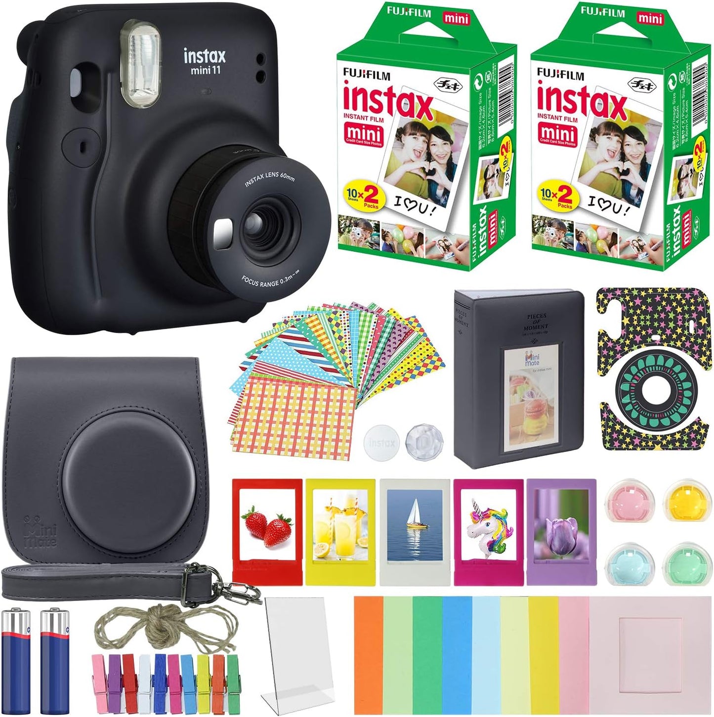 Fujifilm Instax Mini 11 Instant Camera Bundle with Accessories