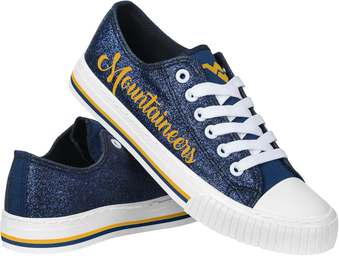 FOCO Women's NCAA College Team Logo Fashion Low Top Sneakers