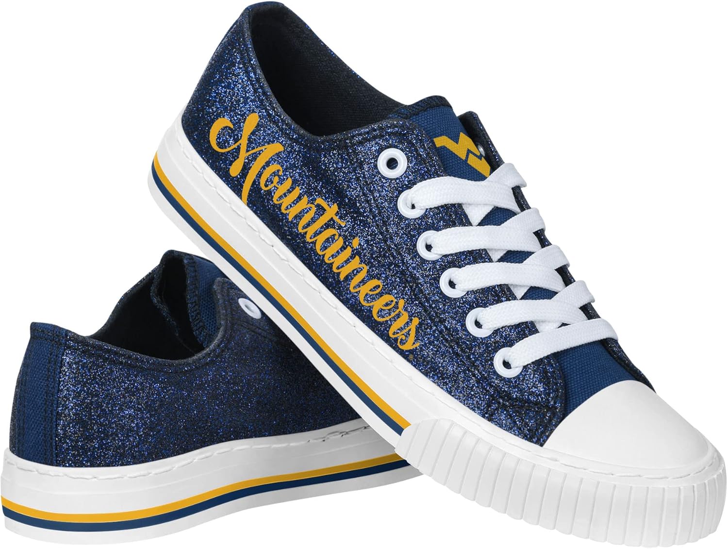 FOCO Women's NCAA College Team Logo Fashion Low Top Sneakers