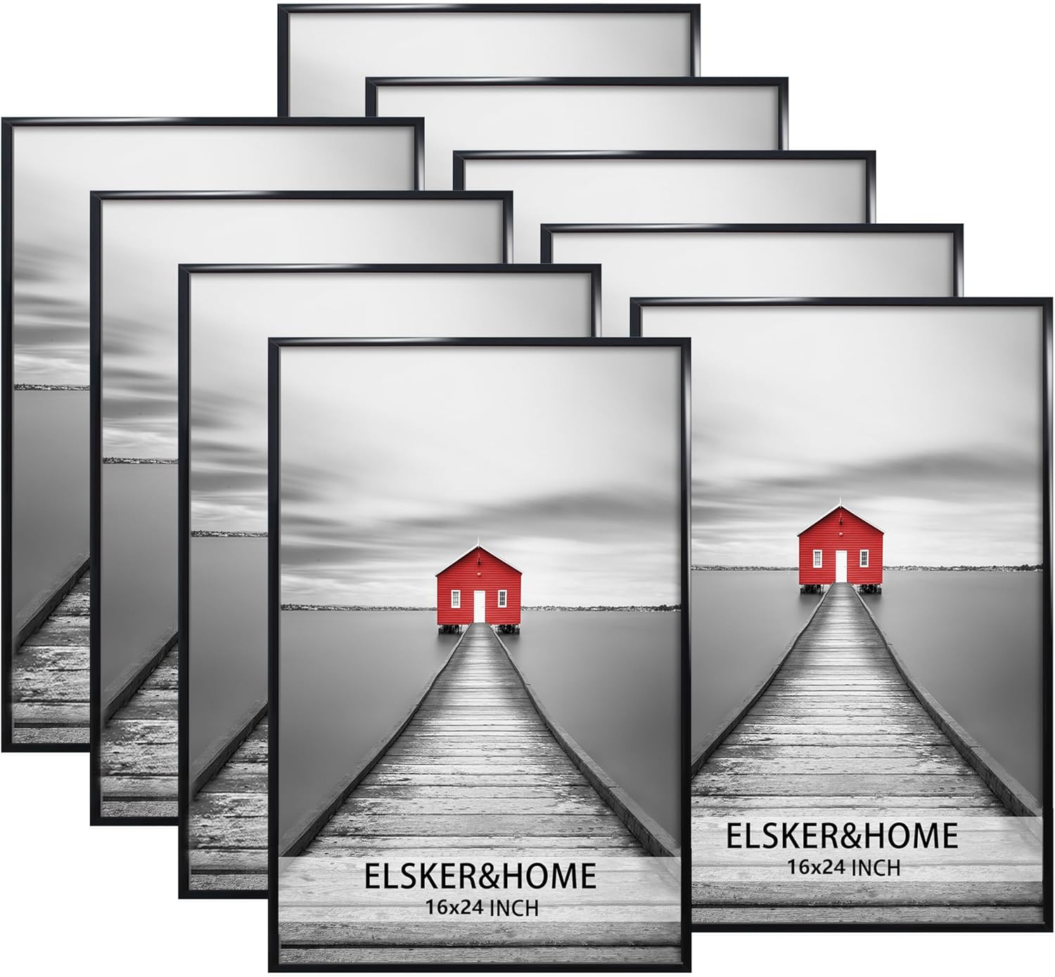 16x24 Black Poster Frame 9 Pack for Stylish Home Decor