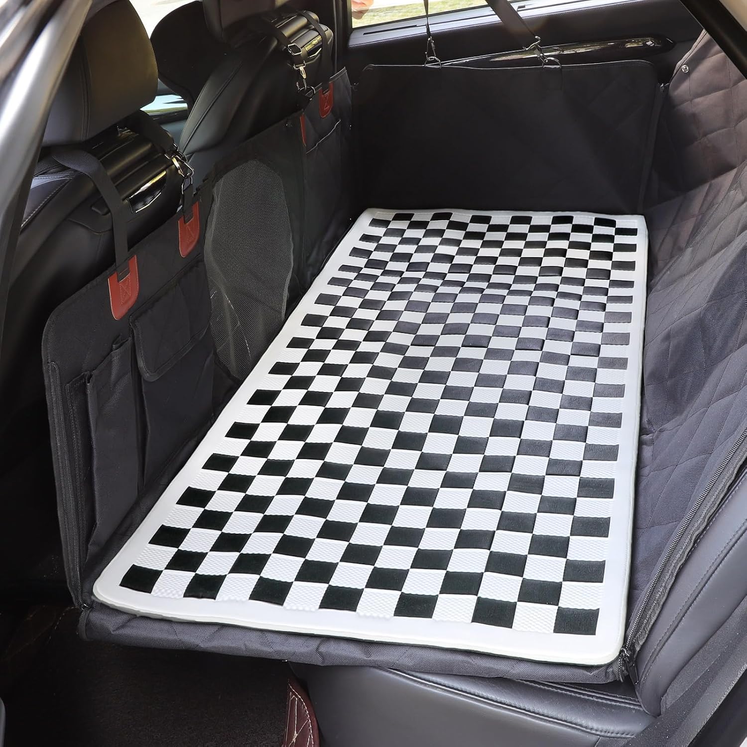 Non-Slip Pet Bed Mat for Back Seat Extender - Cozy & Stylish