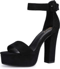 Platform Chunky High Heels for Women - 5in Block Heel Comfort