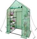 Walk in Greenhouse with Shelves - Walk-in Plant Green House