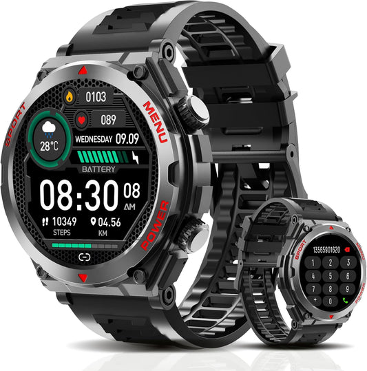 Tactical Smartwatch with Health Trackers