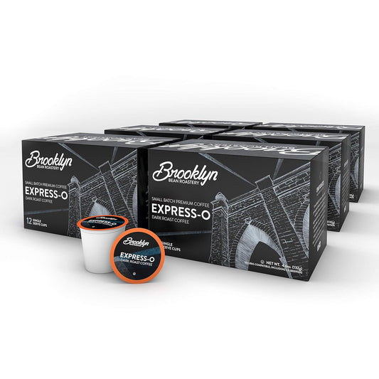 Brooklyn Beans Express-O Dark Roast Coffee Pods for Keurig 2.0