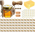 Mini Honey Jars with Dipper - Perfect for Favors and Gifts