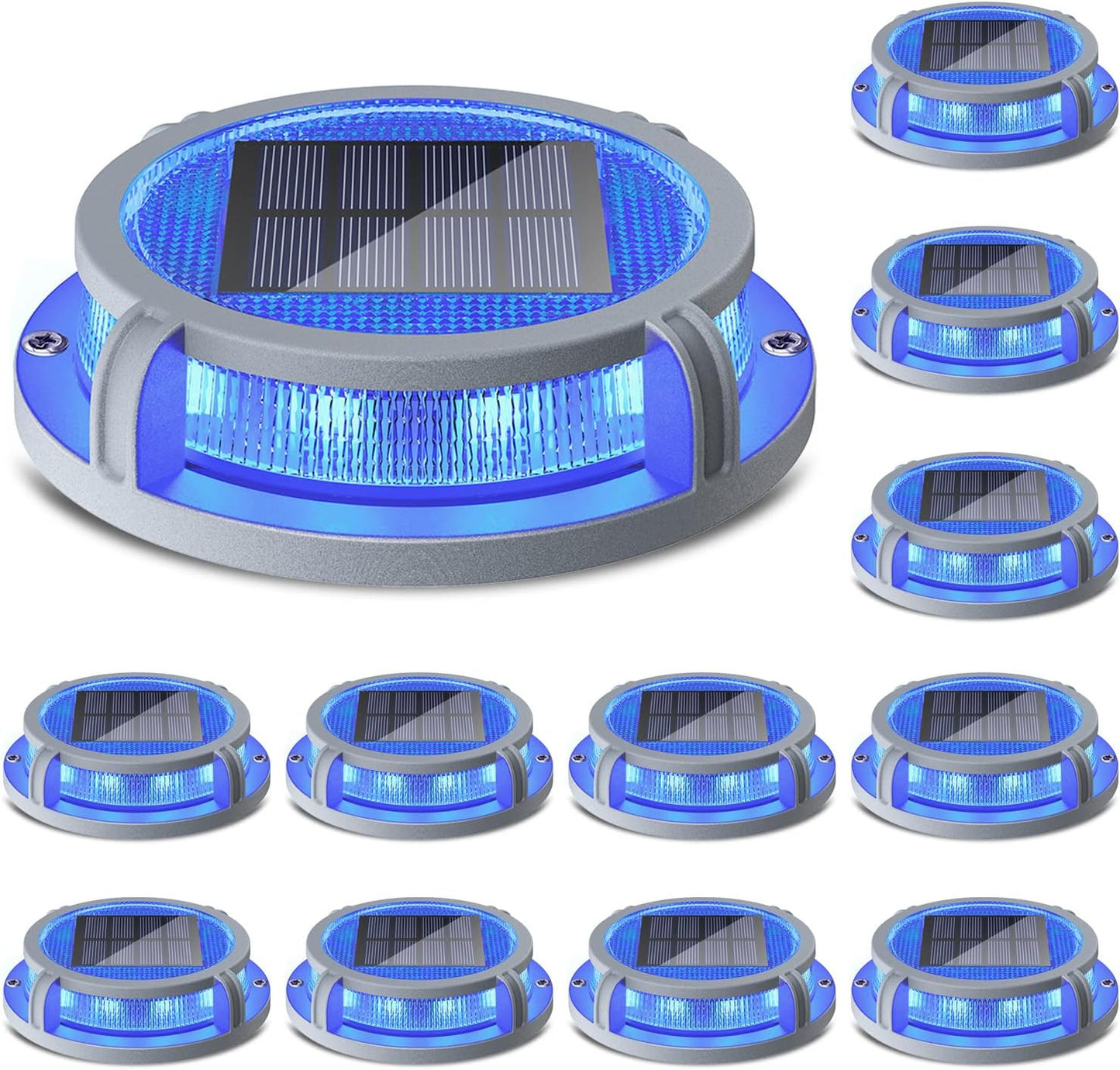 SIEDiNLAR Solar Deck Lights Outdoor for Pathway and Garden