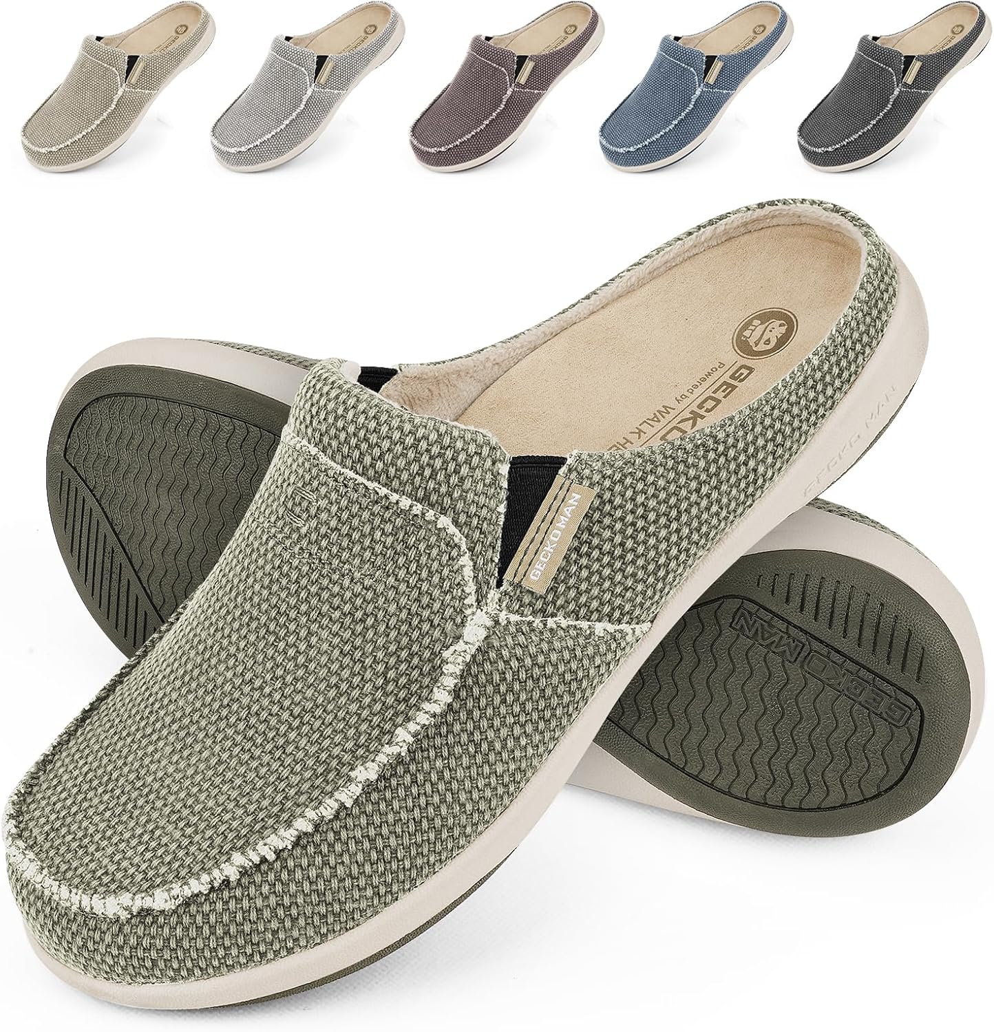Mens Slippers with Arch Support for Comfort and Style