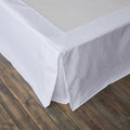 BISELINA French Linen Wrap Around Bed Skirt for Queen Size