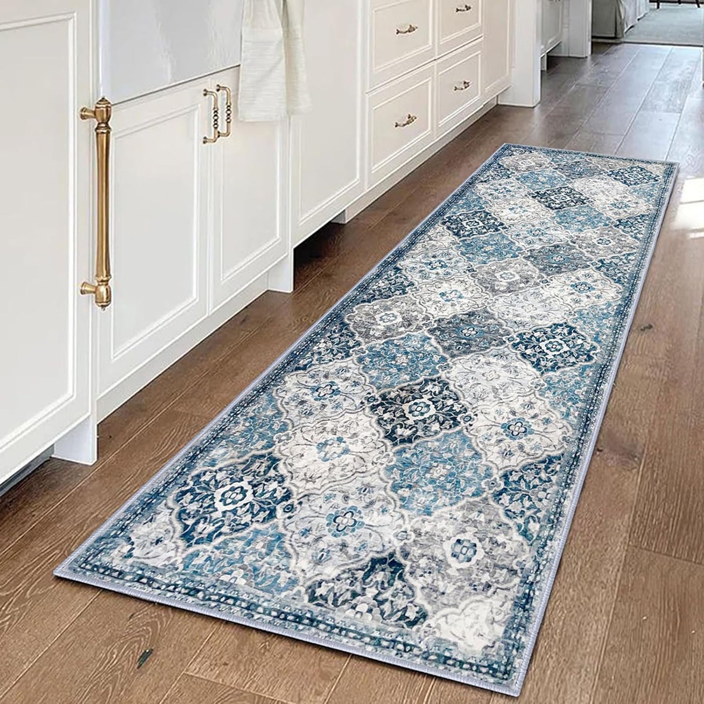 KILOCOCO 2x6 Runner Rug - Moroccan Soft Washable Entryway Rug