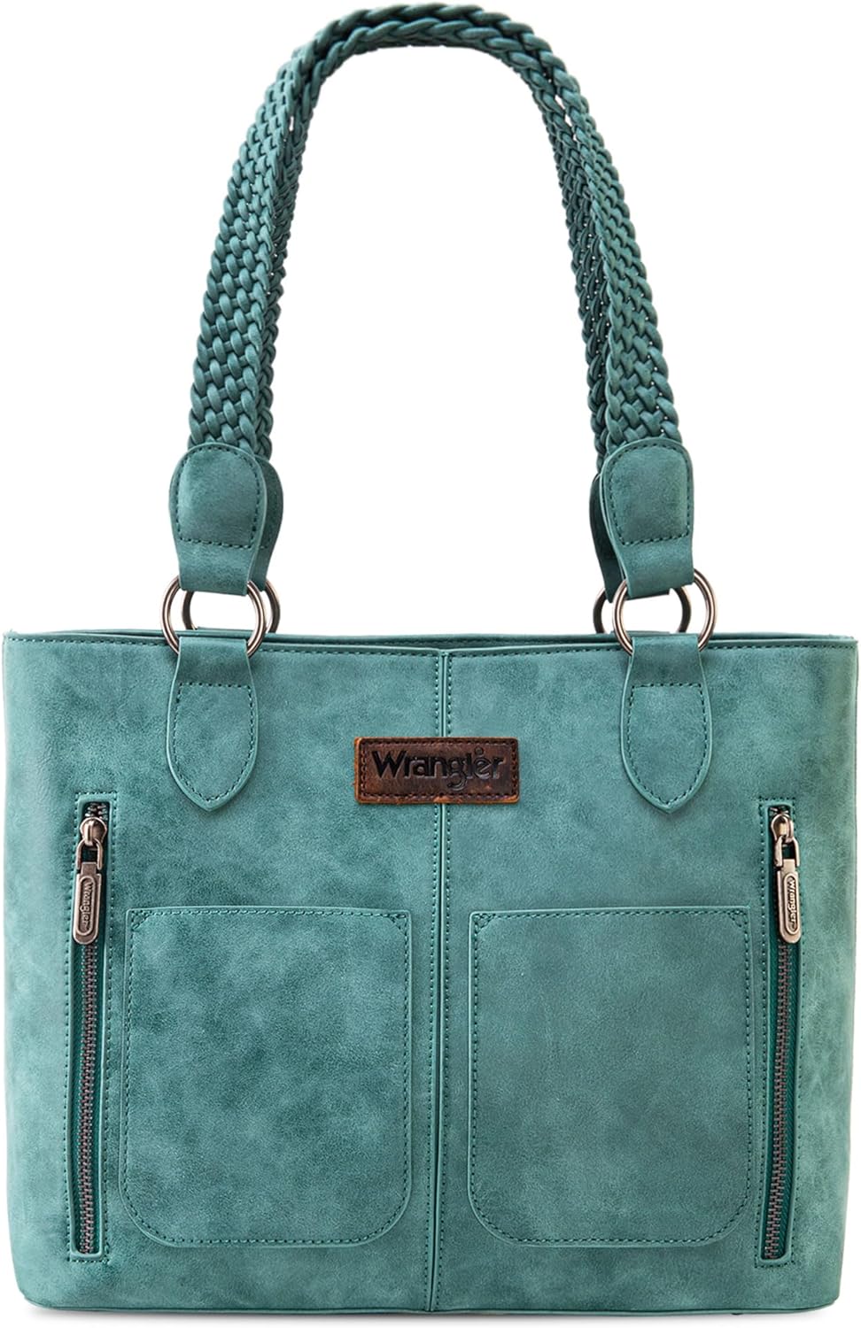 Wrangler Distressed Tote Bag for Women with Multi Pockets