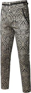 Mens Gothic Steampunk Victorian Pants for Men - Adjustable Slim Fit