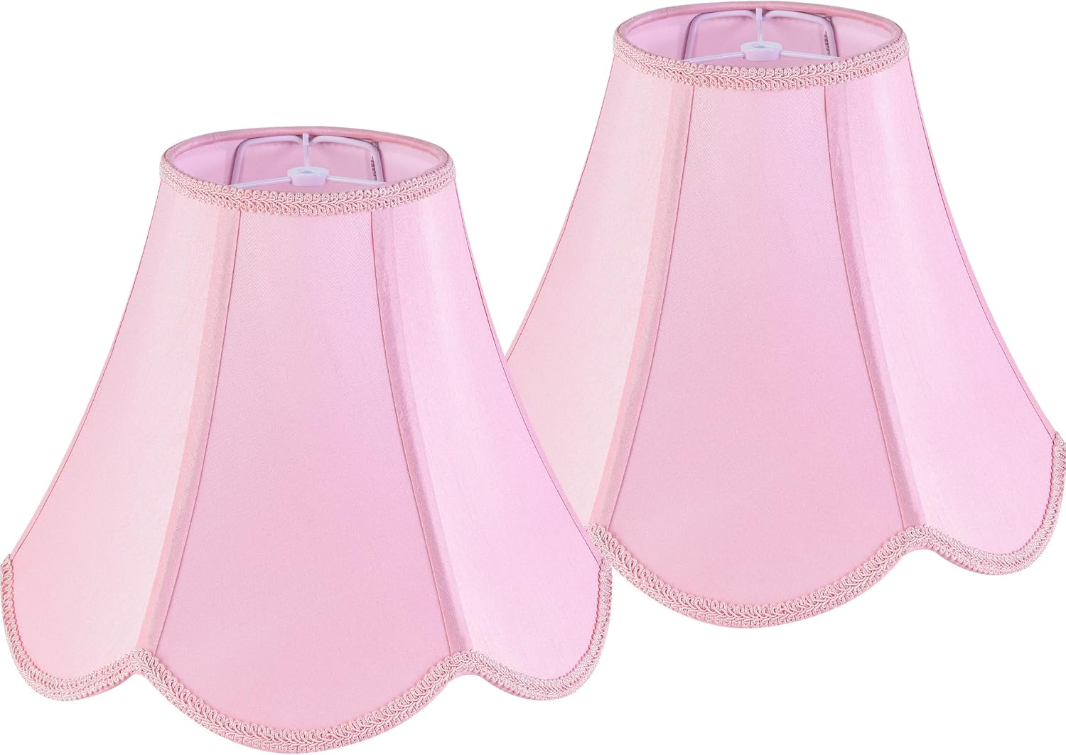 Stylish Pink Lamp Shade Set for Table and Floor Lamps - Easy Assembly