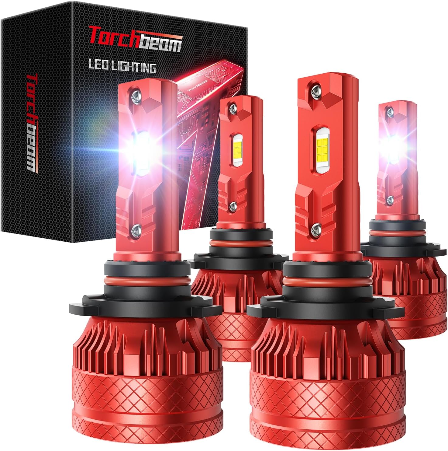 Torchbeam 9005 9006 LED Bulbs Combo: 96000LM Super Bright Lights