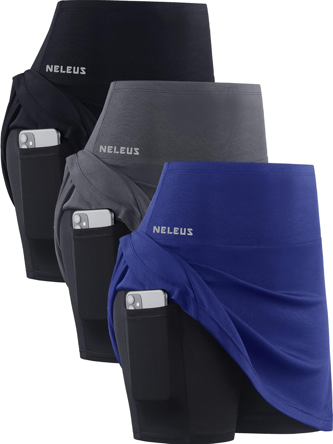 NELEUS Women's Lightweight Running Shorts for Yoga and More