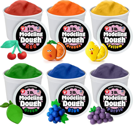 Hygloss Play Modeling Dough for Kids - Safe Non-Toxic Fun