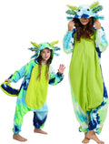 DELEY Unisex Axolotl Onesie Pajamas - Cozy Animal (Style KY7V)