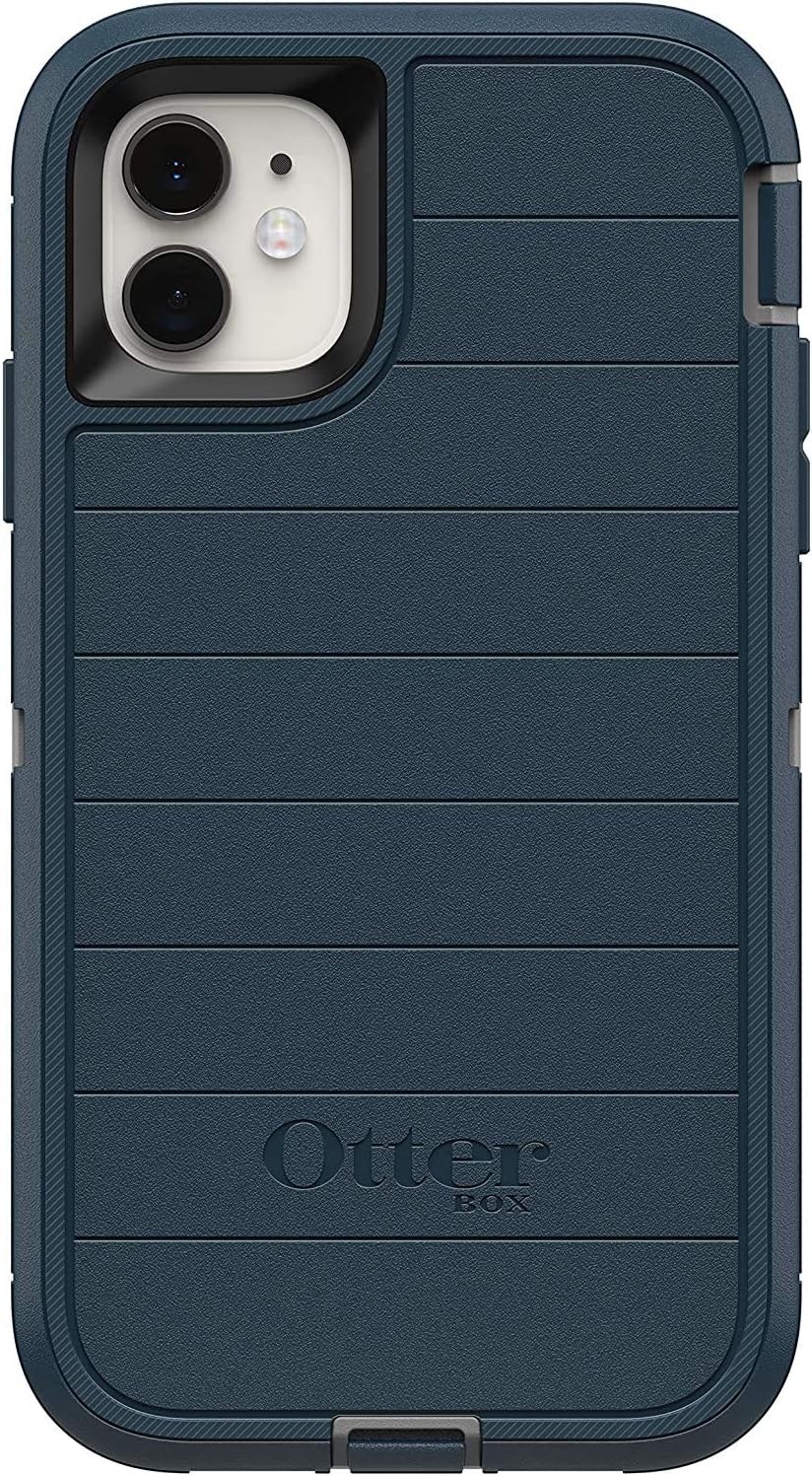 Rugged OtterBox Defender Case for iPhone 11 - Gone Fishin Blue