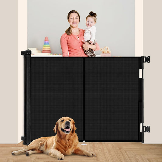 Miumoon 59in Retractable Baby Gate for Safety and Ease