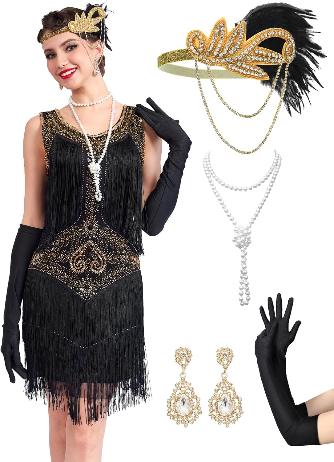 1920s Flapper Dresses for Women - Elegant Great Gatsby Style