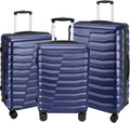 Lightweight Luggage 3-Piece Spinner Set with TSA Lock - Travel Ready