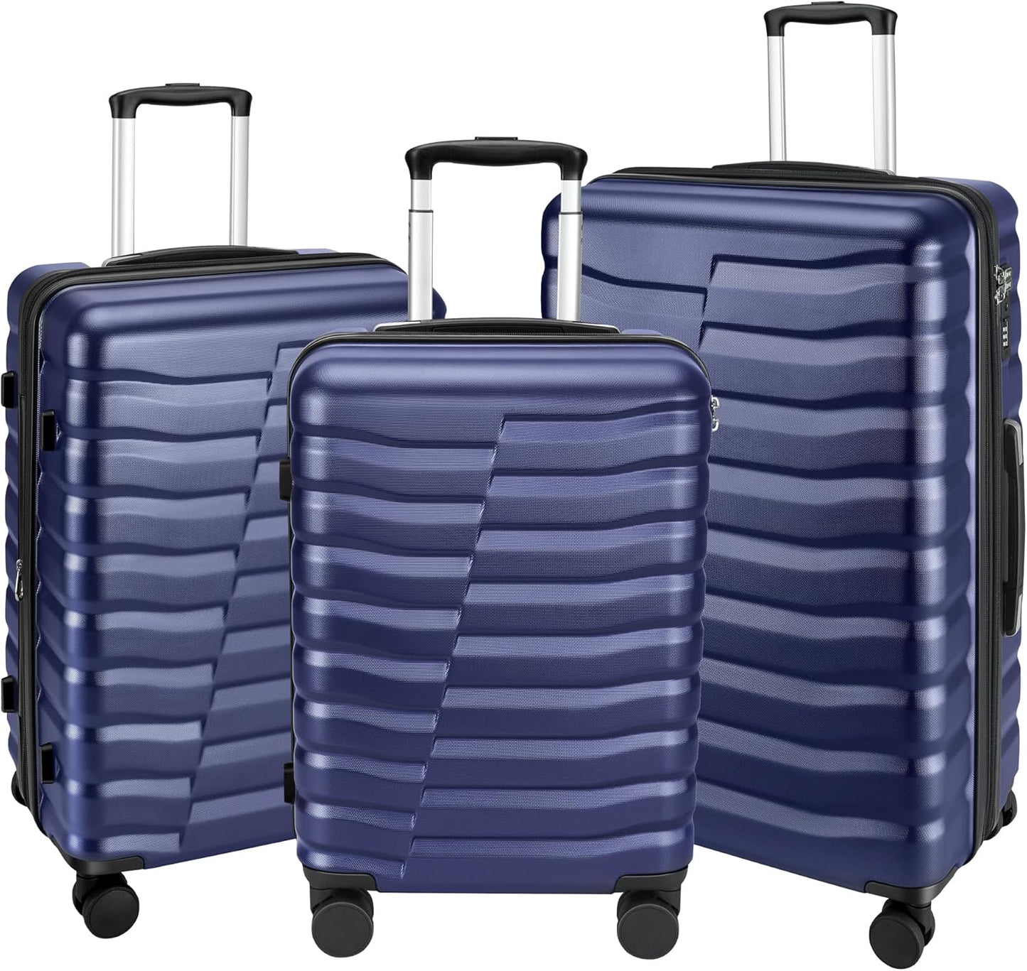 Lightweight Luggage Set with Spinner Wheels for Easy Travel