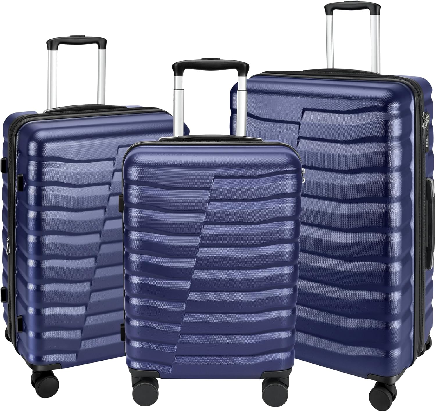 Lightweight Luggage Set with Spinner Wheels for Easy Travel