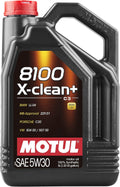 Motul 8100 X-Clean 5W-30 Full Synthetic Motor Oil - Emissions Safe