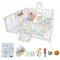 Playpen for Babies and Toddlers 73x71 - Spacious Safe Play Yard