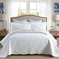MarCielo Cotton Oversized Bedspread Set for All-Season Comfort