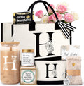 Birthday Gifts for Women Monogrammed Tote Set - Personalized
