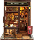 The Timeless Cafe Book Nook Vintage Miniature Dollhouse - DIY Kit